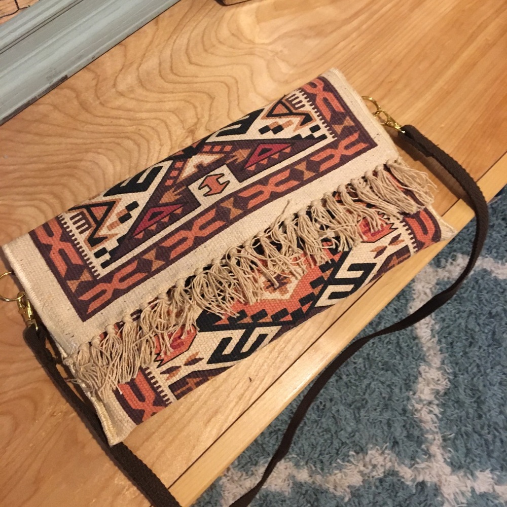 Southwest Clutch with Removable Strap